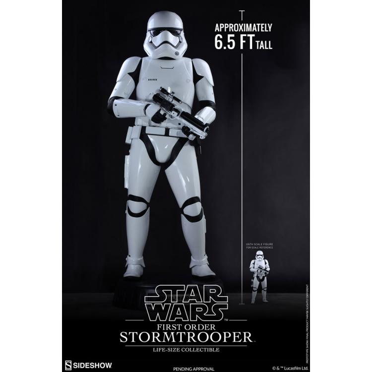 Star Wars The Force Awakens: First Order Stormtrooper Life Sized Statue