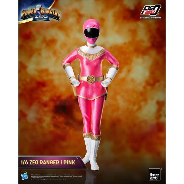Power Rangers Zeo Figura FigZero 1/6 Ranger I Pink 30 cm TreeZero