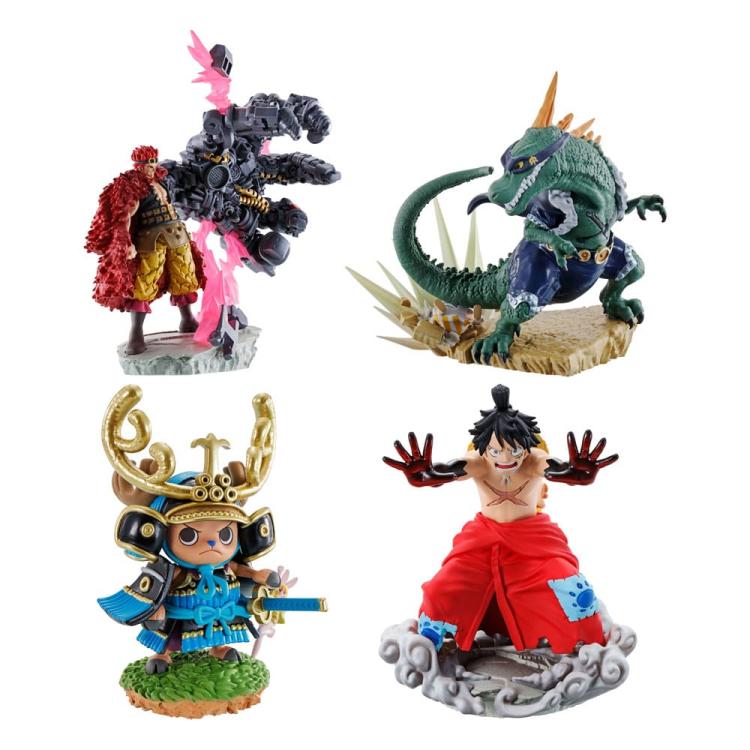 One Piece Petitrama Estatua PVC Logbox Re Birth Wanokuni Vol. 2 Set 9 cm Megahouse