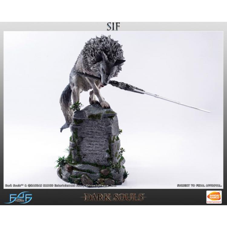 Dark Souls Estatua The Great Grey Wolf Sif 64 cm