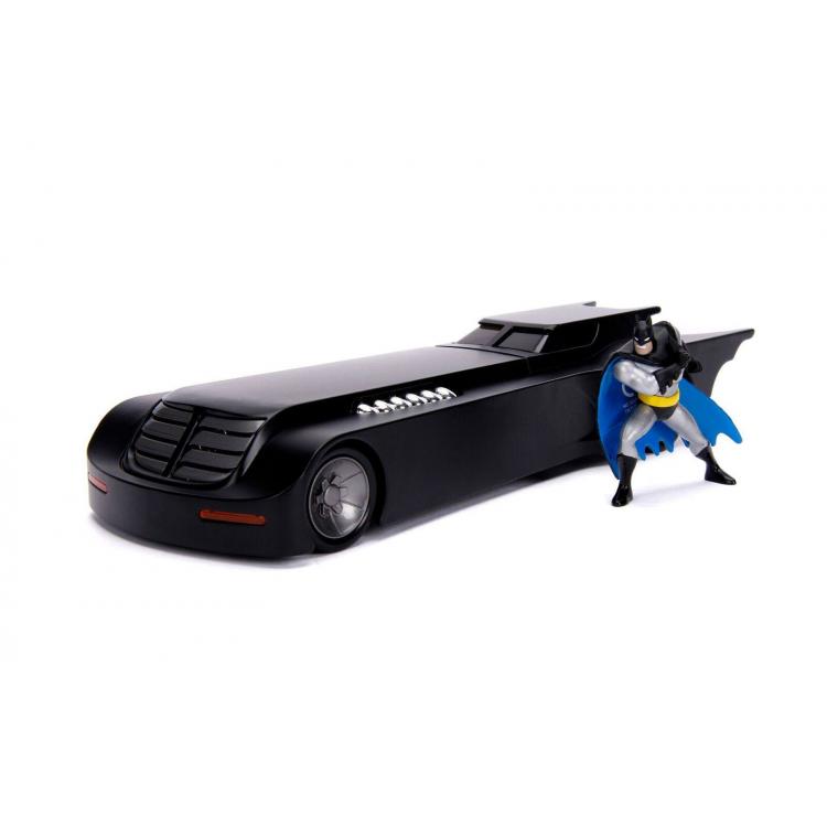  Batman Animated Series Vehículo Metals 1/24 Batmobile con Figura