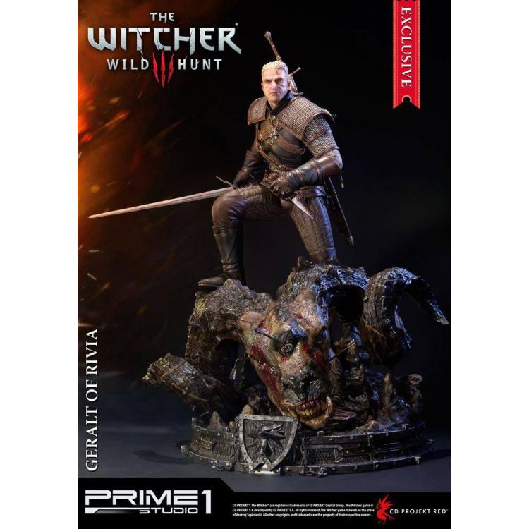 Witcher 3 Wild Hunt Statue Geralt of Rivia Exclusive 66 cm