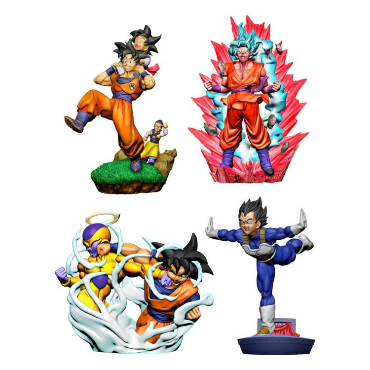 Dragonball Super Dracap Pack de 4 Figuras Re: Birth Limit Breaking Ver. 8 cm Megahouse 