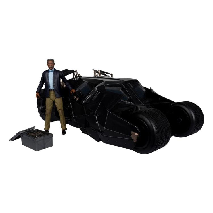 DC Multiverse Vehículo Tumbler with Lucuis Fox (The Dark Knight) (Gold Label) McFarlane Toys 