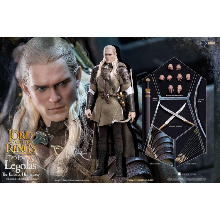 Lord of the Rings: The Two Towers Action Figure 1/6 Legolas at Helm\'s Deep 30 cm
