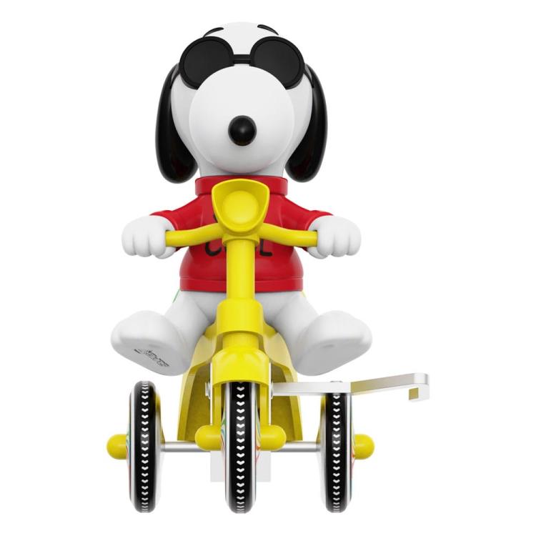 Peanuts Figura Super Cycles Joe Cool (Red with Yellow Trike) 13 cm Snoopy