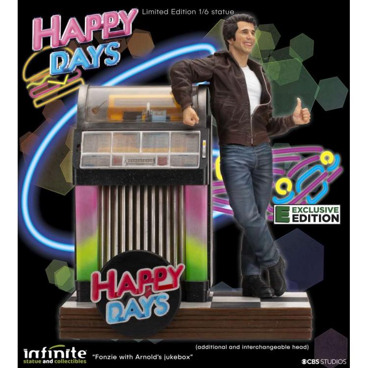 Fonzie happy days o&r 1/6 exclusivo  infinite statue