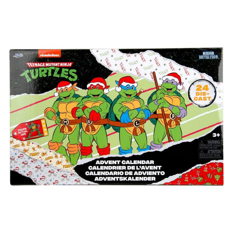 Tortugas Ninja Figuras Nano Metalfigs Diecast Calendario de adviento Holiday 2024  Jada Toys