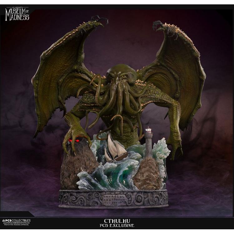 H.P. Lovecraft Museum of Madness Statue Cthulhu PCS Exclusive 56 cm