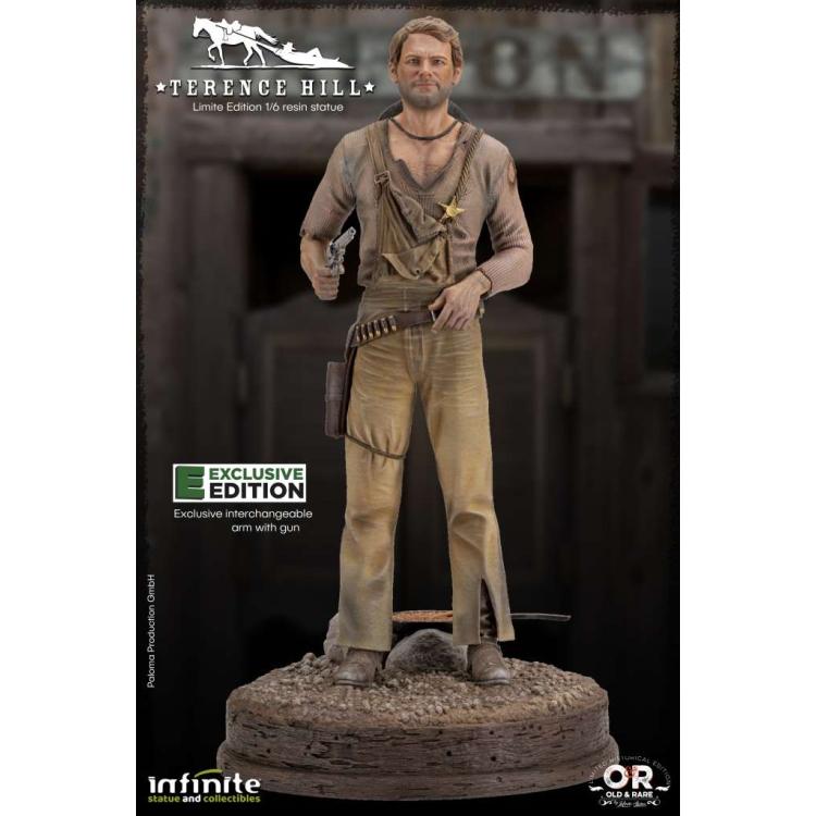 TERENCE HILL OLD&RARE 32CM ESTATUA DE RESINA INFINITE STATUE LE LLAMABAN TRINIDAD