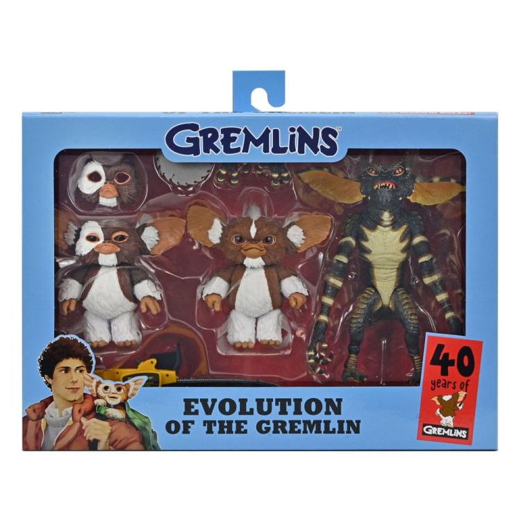 Gremlins Figuras Evolution of a Gremlin 40th Anniversary Box Set 18 cm NECA