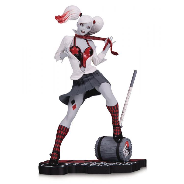 DC Comics Red, White & Black Estatua Harley Quinn by Guillem March 17 cm