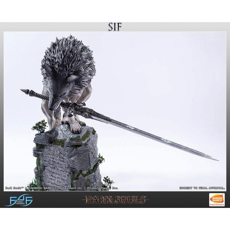 Dark Souls Estatua The Great Grey Wolf Sif 64 cm First 4 Figures 