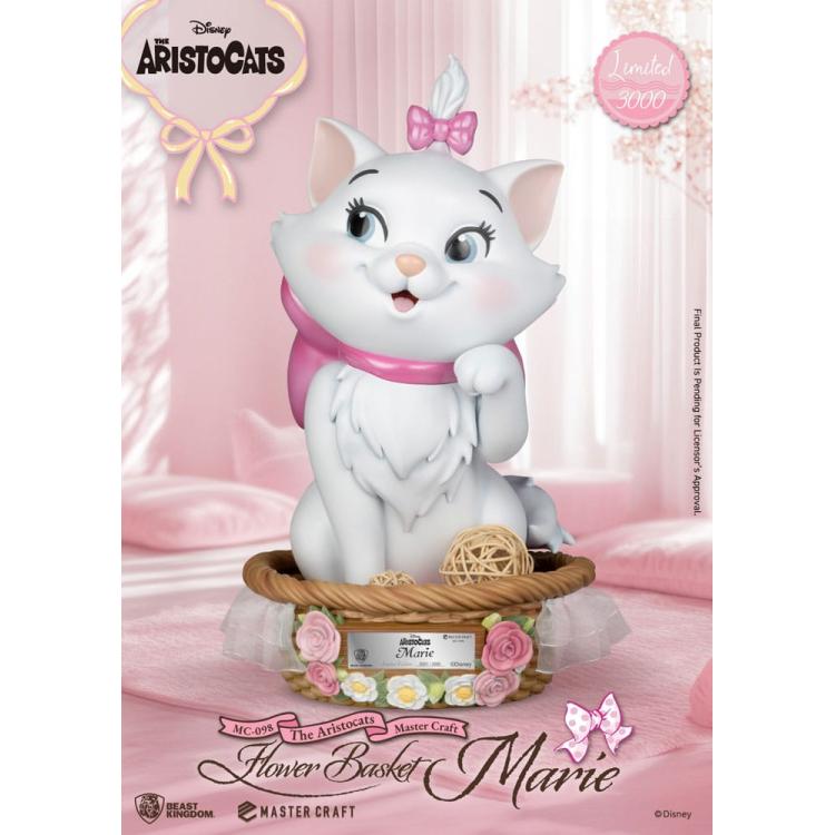 Los Aristogatos Estatua Master Craft Flower Basket Marie 32 cm Beast Kingdom Toys 