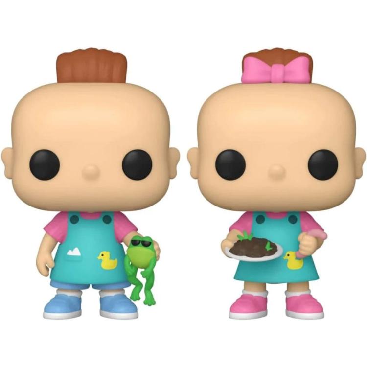 Rugrats Pack de 2 POP! Television Vinyl Figuras Phil & Lil Deville 9 cm FUNKO