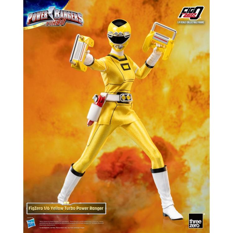 Power Rangers Turbo Figura FigZero 1/6 Yellow Turbo Power Ranger 30 cm ThreeZero