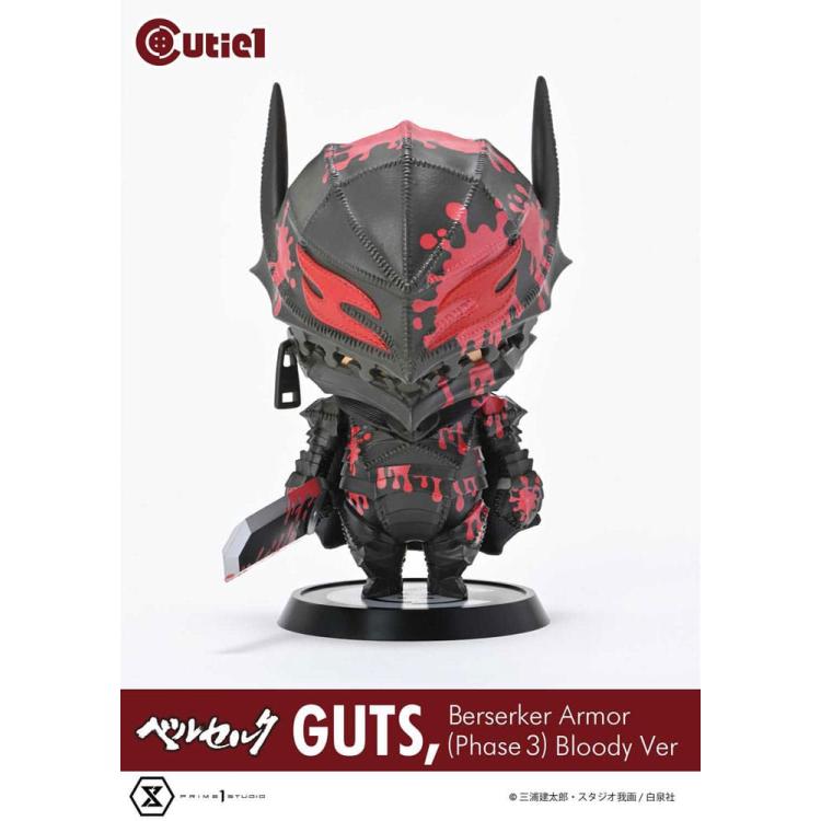 Berserk Minifigura Cutie1 PVC Guts Berserker Armor (Phase 3) Bloody Ver. 12 cm Prime 1 Studio