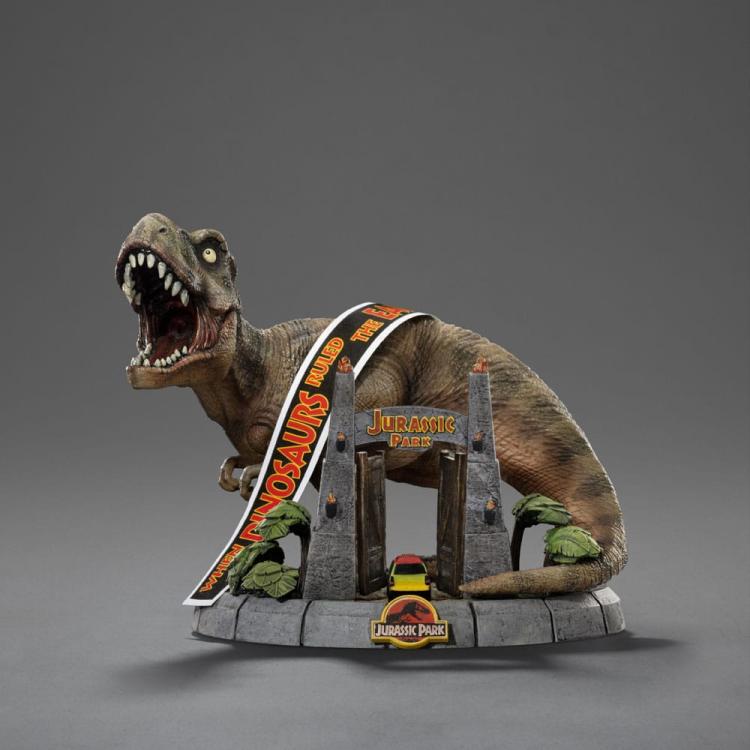 Jurassic Park Minifigura Mini Co. PVC T-Rex Illusion Deluxe 15 cm Iron Studios 