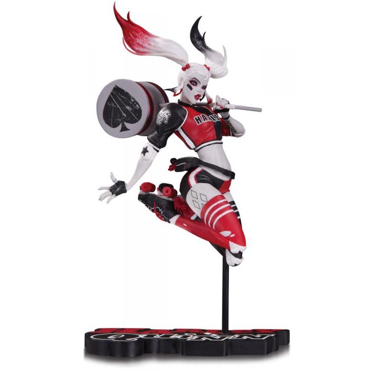 DC Comics Red, White & Black Statue Harley Quinn by Babs Tarr 21 cm