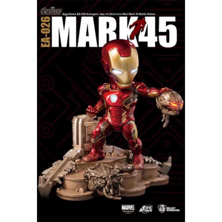 Vengadores La Era de Ultrón Estatua Egg Attack Iron Man Mark XLV Battle Ver. 21 cm