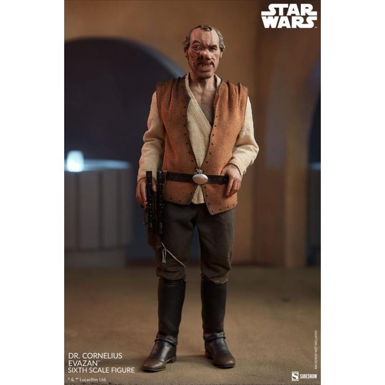 Star Wars Episode IV Figura Scum & Villainy 1/6 Doctor Cornelius Evazan 30 cm  Sideshow Collectibles