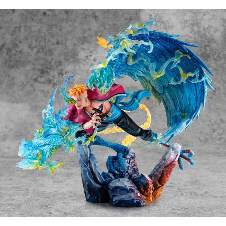 One Piece Estatua PVC P.O.P. MAS Maximum Marco the Phoenix Leader of 1st group of Whitebeard Pirates 32 cm Megahouse