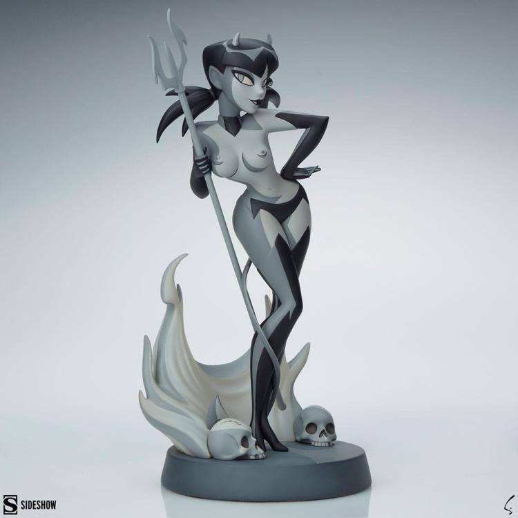 Original Artist Series Estatua Devil Girl (Black and White Variant) 30 cm Sideshow Collectibles