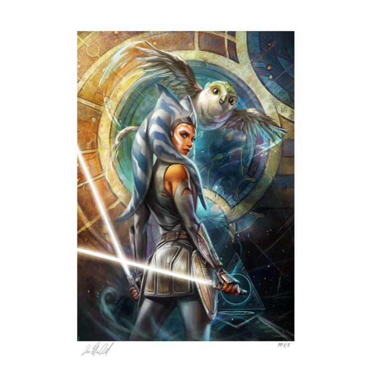 Star Wars: Rebels Litografia Ahsoka Tano and Morai: Old Friends 46 x 61 cm - sin marco SIDESHOW