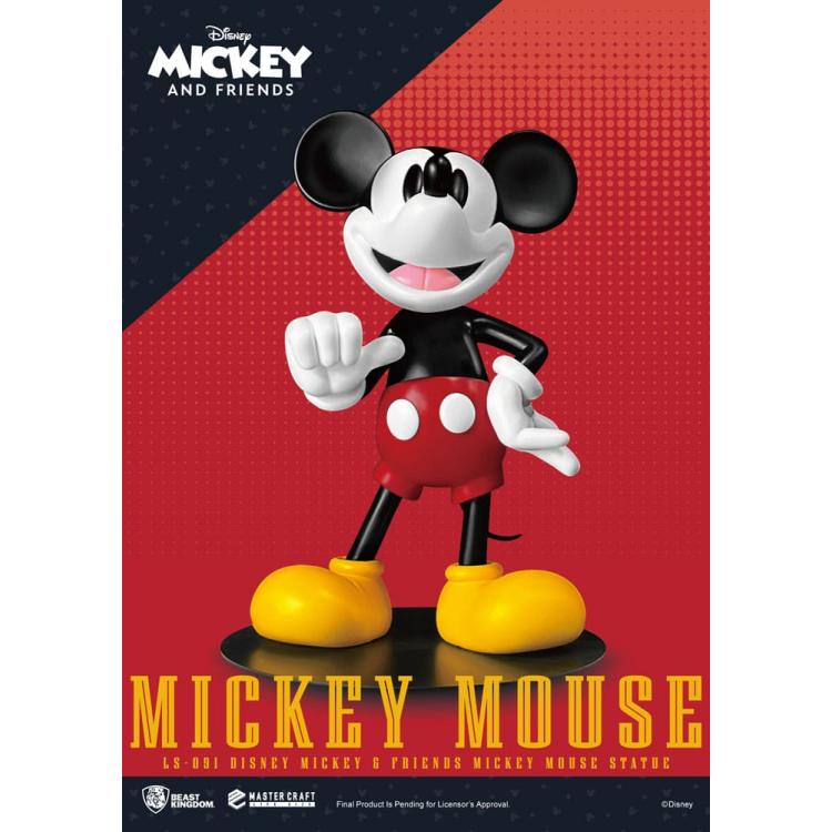 Disney Estatua tamaño real Mickey Mouse 101 cm Beast Kingdom Toys