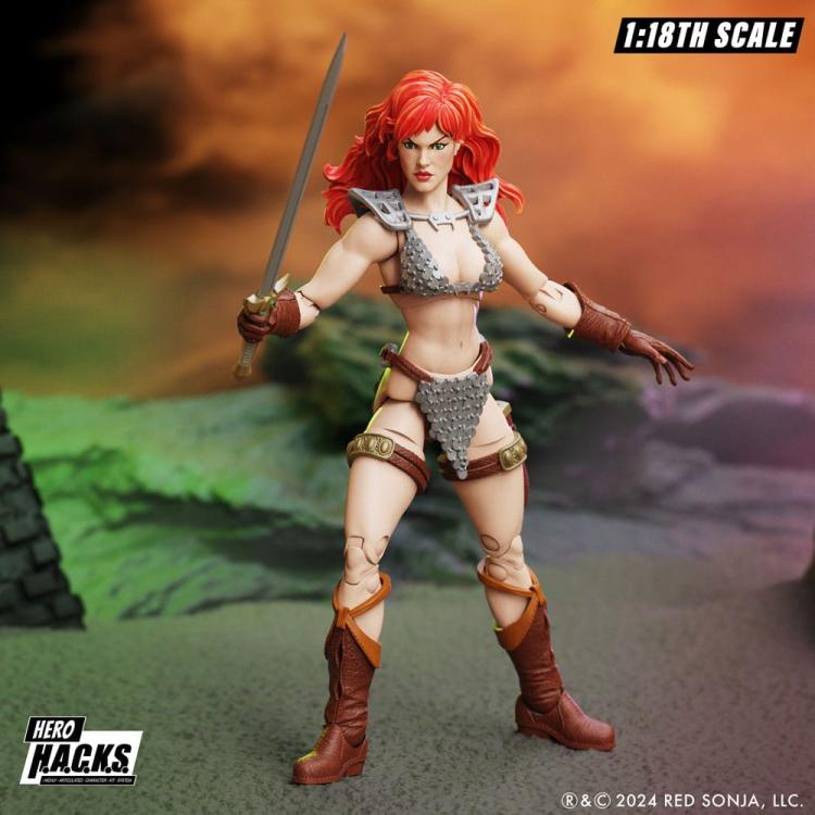 Flash Gordon Hero H.A.C.K.S. Figura Red Sonja  Boss Fight Studio