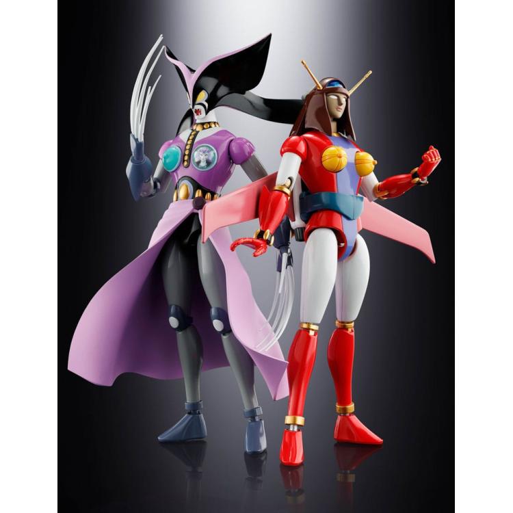 Gran Mazinger Figuras Diecast Soul of Chogokin GX-114 Janus & GX-12R Venus A Set 17 cm TAMASHII NATIONS