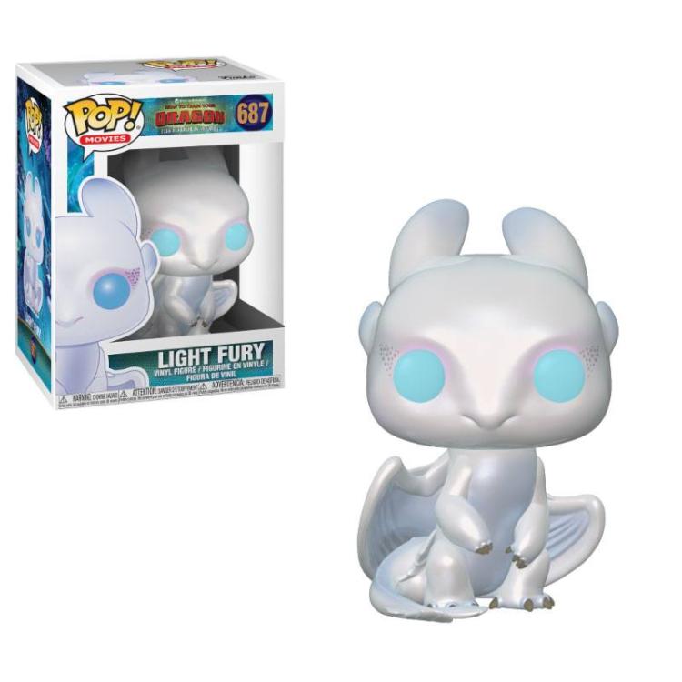 Cómo entrenar a tu dragón 3 POP! Vinyl Figura Light Fury 9 cm FUNKO