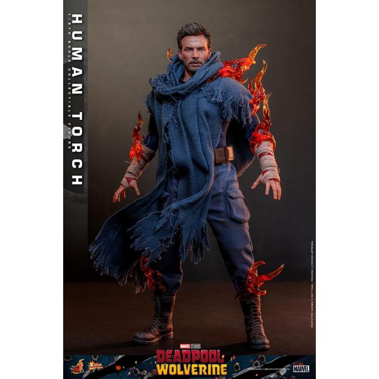 Deadpool & Lobezno Movie Masterpiece Figura 1/6 Human Torch 31 cm  Hot Toys 