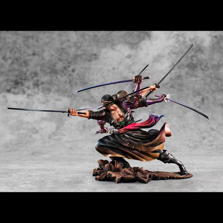 One Piece Estatua Excellent Model P.O.P. SA-Maximum Roronoa Zoro Ver. Demon Spirit Kyuutouryuu Asura 17 cm Megahouse