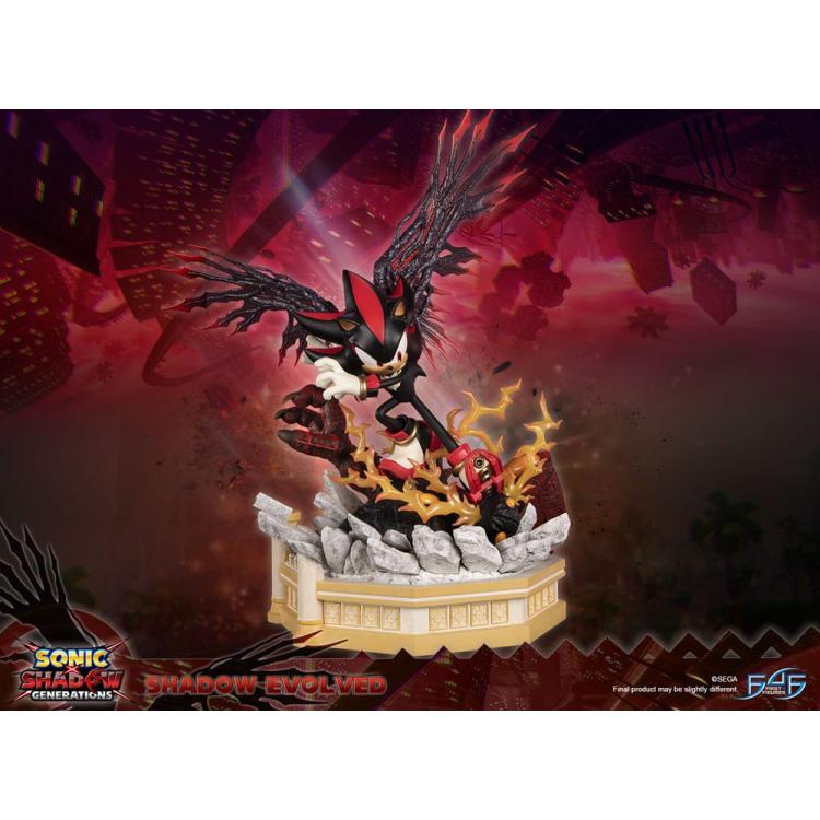 Sonic X Shadow Generations Estatua Shadow Evolved 58 cm FIRST FOR FIGURES