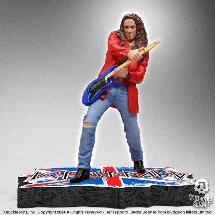 Def Leppard Estatua Rock Iconz Vivian Campbell 24 cm Knucklebonz