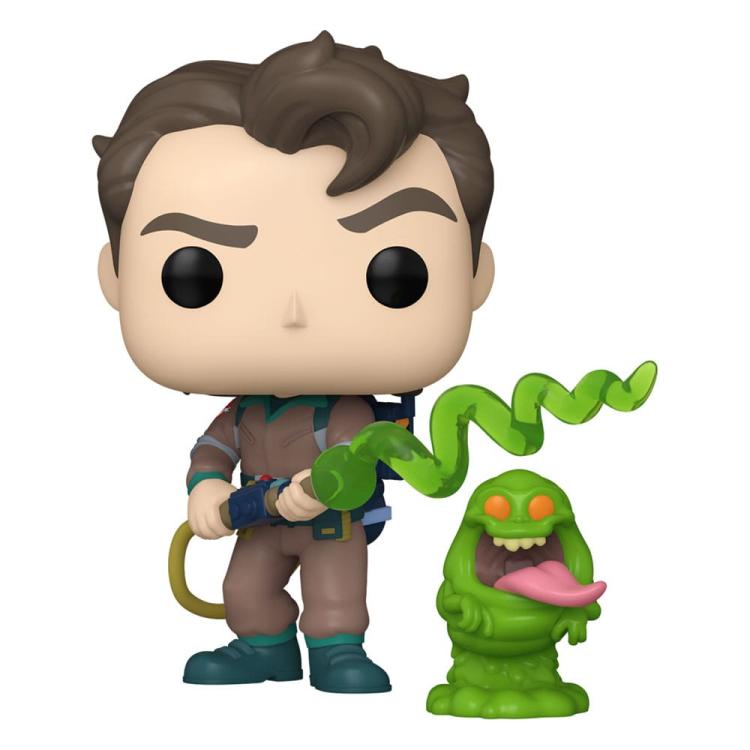 Los auténticos cazafantasmas Figura POP! & Buddy Venkman w/Slimer 9 cm FUNKO