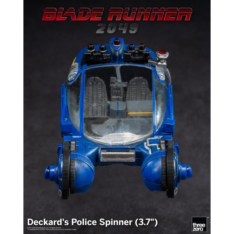 Blade Runner 2049 vehículo Deckard\'s Police Spinner 10 cm THREEZERO