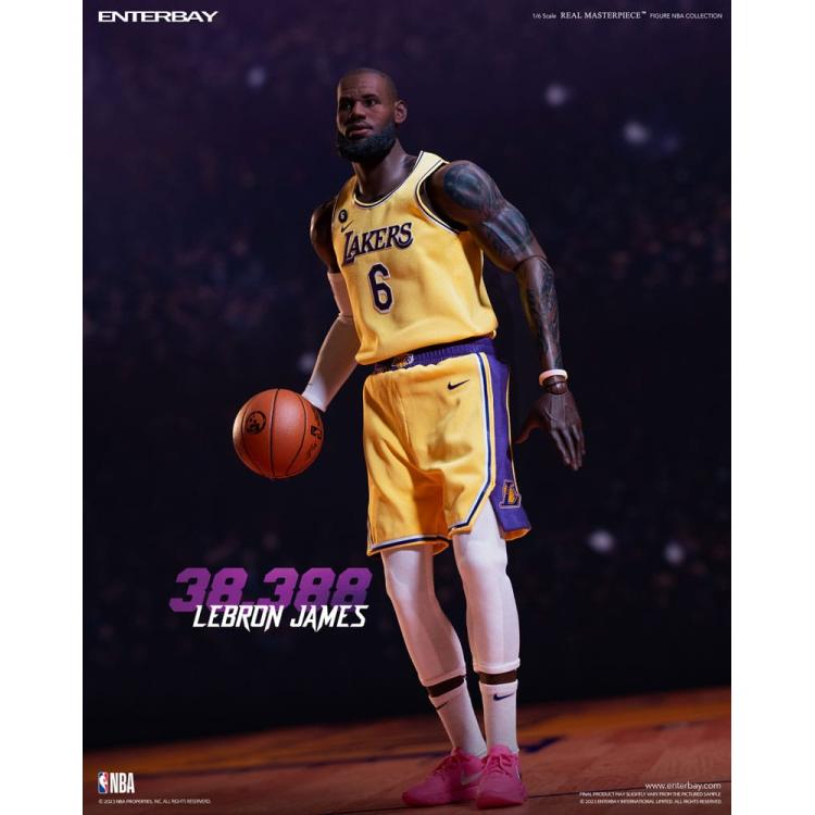 NBA Collection Figura Real Masterpiece 1/6 Lebron James Special Edition 30 cm Enterbay 