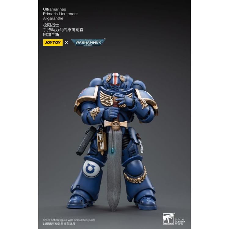 Warhammer 40k Figura 1/18 Ultramarines Primaris Lieutenant Argaranthe 12 cm joytoy