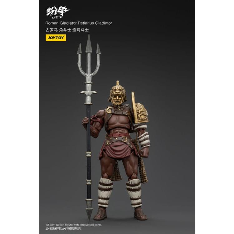 Strife Figura 1/18 Roman Gladiator Retiarius Gladiator 11 cm  Joy Toy (CN)