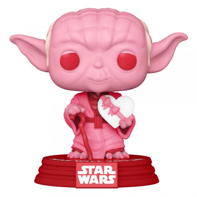 Star Wars Valentines POP! Star Wars Vinyl Figura Yoda w/Heart 9 cm