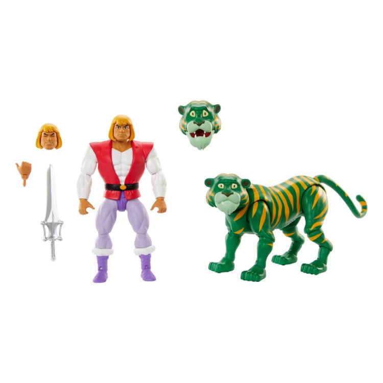 Masters del Universo  Origins Pack de 2 Figuras Prince Adam & Cringer Cartoon Collection 14 cm MATTEL