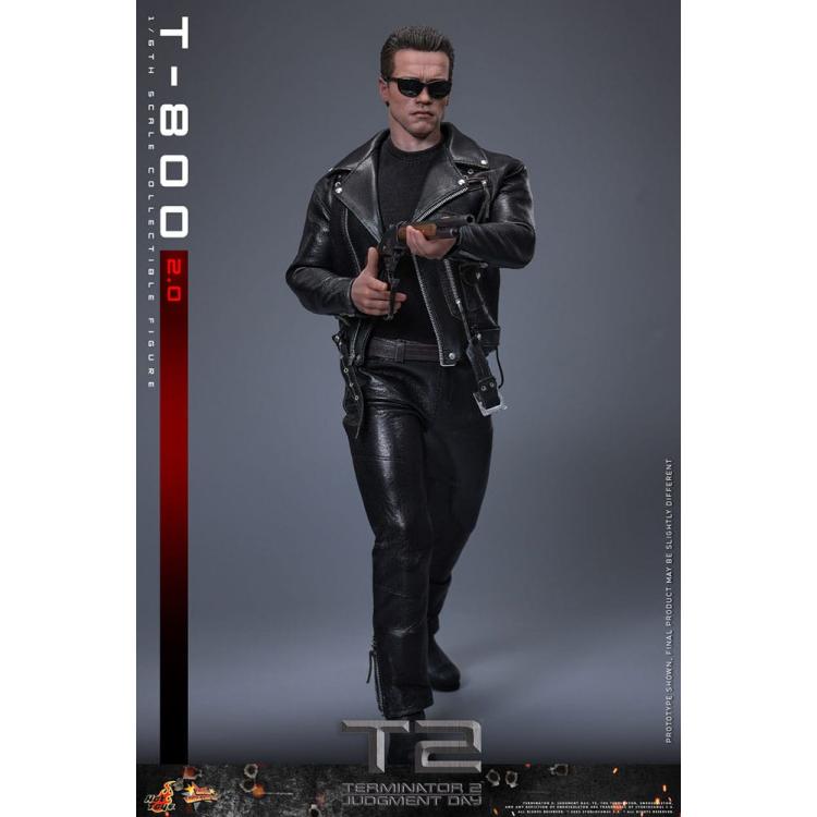 Terminator 2 Figura 1/6 Movie Masterpiece T-800 Battle 2.0 32 cm HOT TOYS