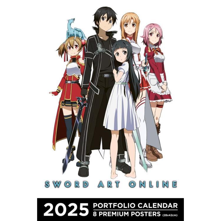  Sword Art Online Portfolio Calendario 2025 *Edición Inglés*  Ynnis Editions 