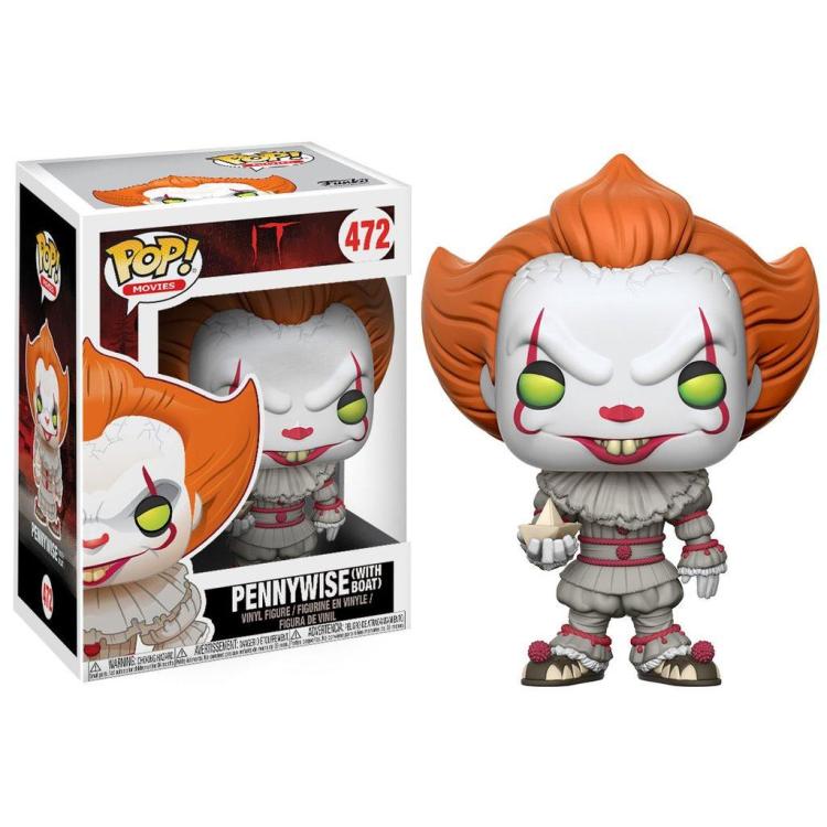 Stephen King It POP! Movies Vinyl Figura Pennywise (with Boat) 9 cm FUNKO