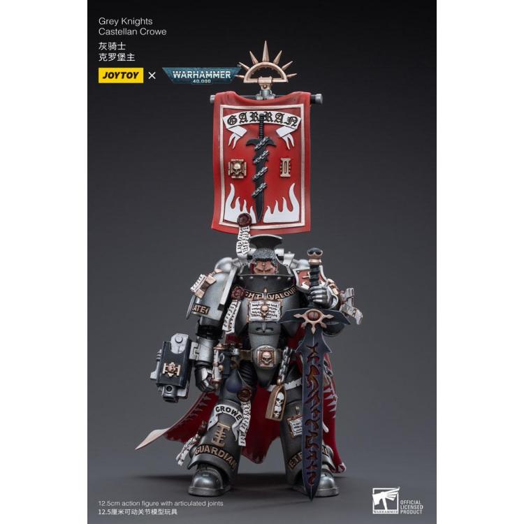 Warhammer 40k Figura 1/18 Grey Knights Castellan Crowe 12 cm Joy Toy (CN)