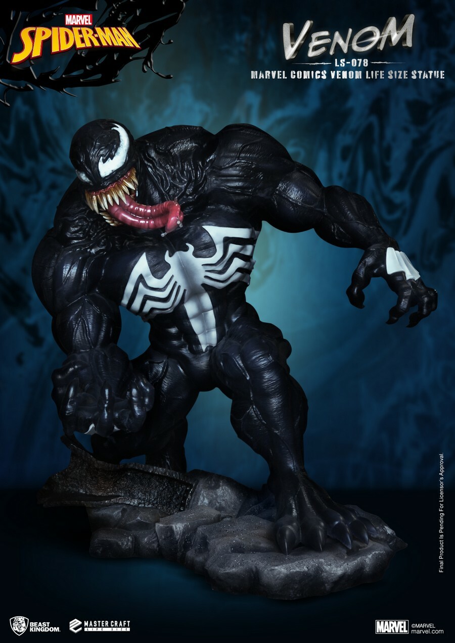 ToysTNT - Marvel: Venom figura escala real spider-man