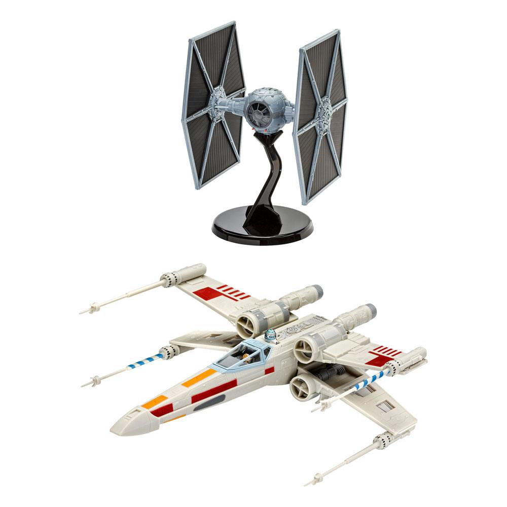 ToysTNT - Star Wars Maqueta 1/57 X-Wing Fighter & 1/65 TIE Fighter